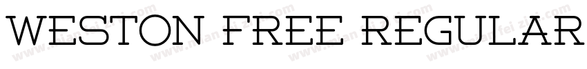 Weston Free Regular字体转换